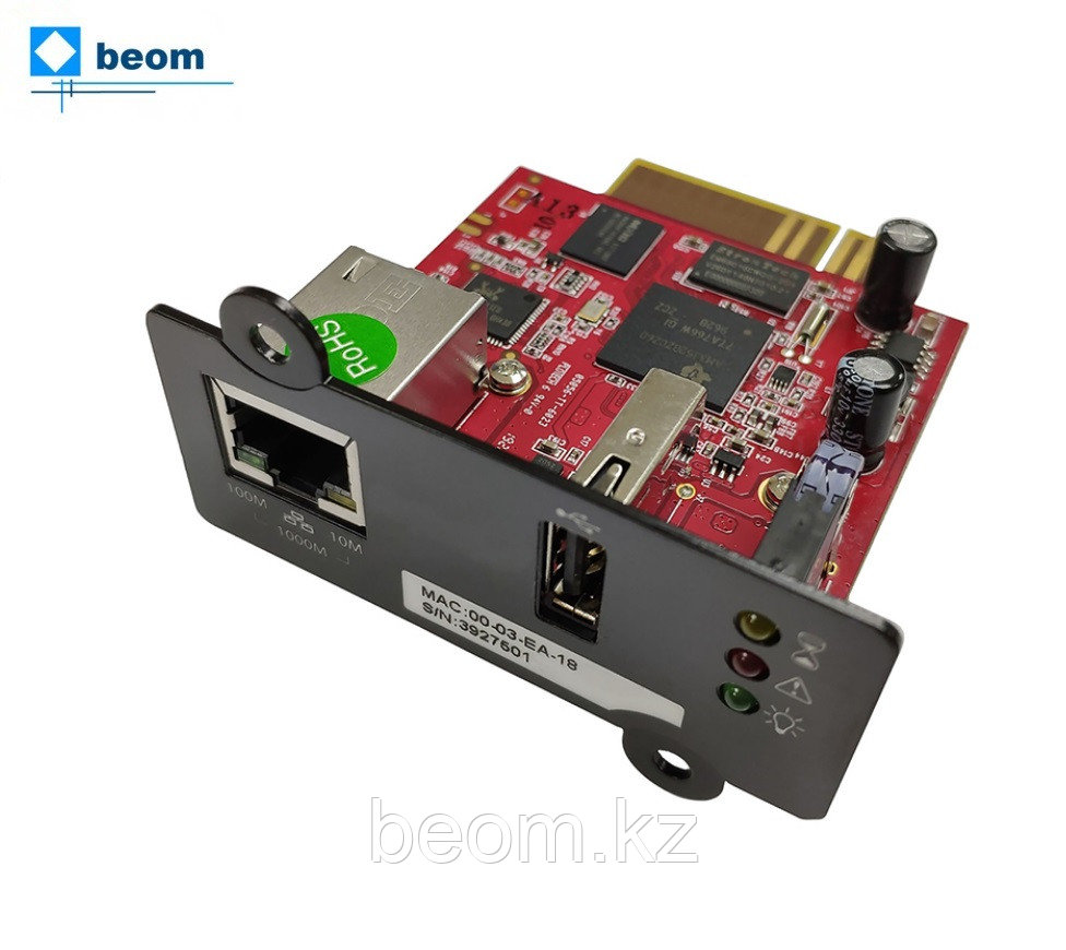 Сетевая карта управления ИБП APC E3SOPT001 ( TCP/IP | для Easy UPS 3S, 3M, 3L и Galaxy PW 2-го поколения), фото 1