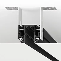 Шинопровод магнитный для натяжных потолков (гарпун) черный