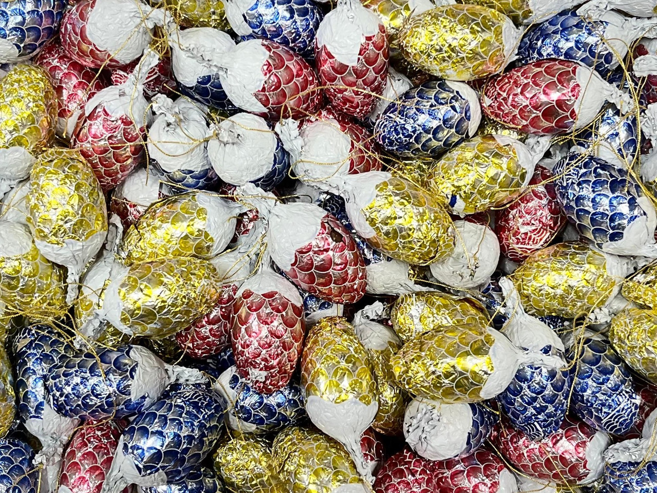 Шоколадные конфеты ШИШКИ РАЗНОЦВЕТНЫЕ (на ёлку) 1кг