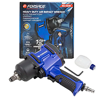 Forsage Пневмогайковерт ударный ''Twin Hammer''с реверсом и регулировкой усилия 1/2''(1400Hм, 7000 об/мин.