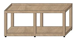 Верстак бестумбовый со столешницей из деревяного бруса (CraftLab). Размер 2500х1200х1050