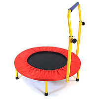 Батут для фитнеса с ручкой, диаметр 81 см, нагрузка до 50 кг