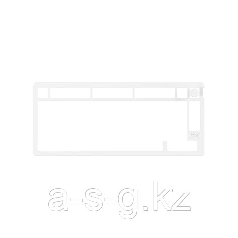 Запчасть к клавиатуре верхняя панель HyperX Alloy Rise 75 - White 85U14AA, фото 2