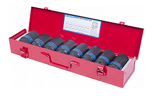 KING TONY Набор ударных глубоких торцевых головок 3/4", шестигранные, 24-38 мм 8 предметов 6410MP03