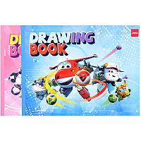 Альбом для рисования DELI, А4., 20 л., офсет, 100 г/кв.м., ассорти, склейка