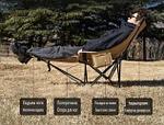 Складной стул шезлонг TUOHAI удобный с подножкой, фото 2