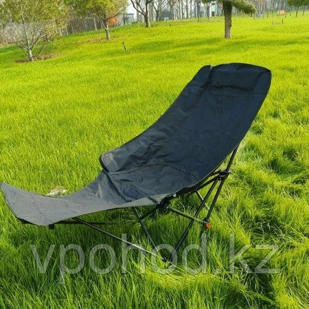 Складной стул шезлонг TUOHAI удобный с подножкой, фото 1