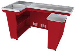 Кассовый бокс КБ-1,9-2Н двойной накопитель (красный)