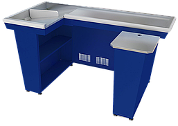 Кассовый бокс КБ-1,9-2Н двойной накопитель (красный) Синий