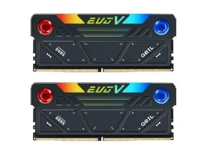 Оперативная память 32GB Kit (2x16GB) GEIL EVO V RGB 7200Mhz DDR5 PC5-57600 GESG532GB7200C36ADC Black, фото 2