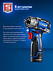 ЗУБР КОМБИ #5 набор: дрель-шуруповерт + мини УШМ + LED фонарь, BRUSHLESS, 12 В, 45 Н·м, 2 АКБ тип Т7 (4 и 2 А·ч), кейс, Профессион, фото 7