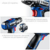 ЗУБР КОМПАКТ #4, набор: дрель-шуруповерт + LED фонарь, BRUSHLESS, 12 В, 45 Н·м, 2 АКБ тип Т7 (2 А·ч), кейс, Профессионал (DB-121-2, фото 5