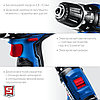 ЗУБР КОМПАКТ #4, набор: дрель-шуруповерт + LED фонарь, BRUSHLESS, 12 В, 45 Н·м, 2 АКБ тип Т7 (2 А·ч), кейс, Профессионал (DB-121-2, фото 8