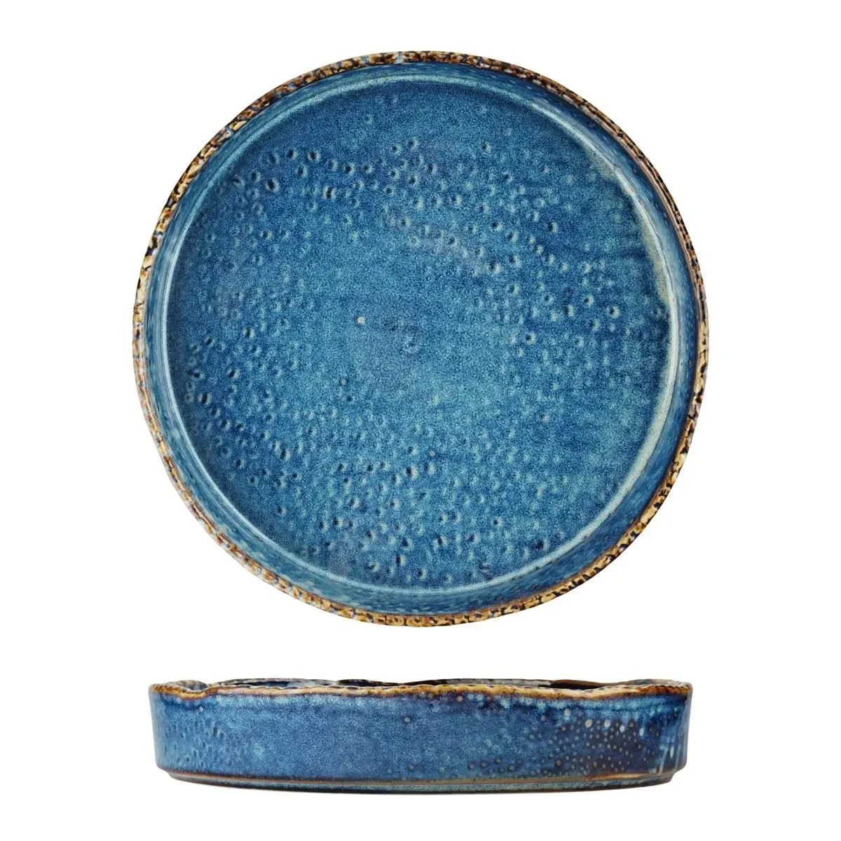 Тарелка с бортом d=26см, h=4.8см, 1,5 л, фарфор,серия Aqua Blue P.L., фото 1