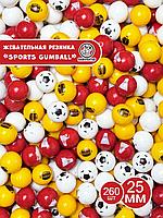 Жев. резинка 25 мм "SPORTS GUM" 260 шт/уп (Zed Candy)  1шт-22тг