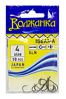 Крючки "Волжанка" Iseama # 4 (10шт/уп)