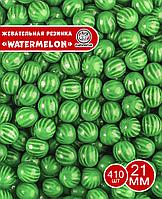 Жев. резинка 22 мм "Арбуз"  410 шт/уп (ZED Candy) (цена за 1шт - 22тг)