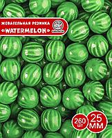 Жев. резинка 25 мм «Ах, арбуз!» 260 шт/уп (ZED Candy) (цена за 1шт - 22тг)
