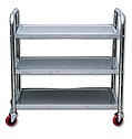 Тележка официантская трех ярусная 0,8 мм, фото 2