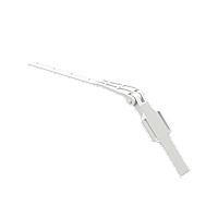 Крепление регулируемое для кронштейна желоба Standard, белый