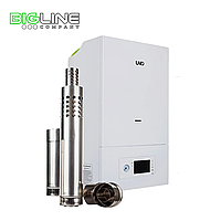 Котел газовый настенный UNO-PIRO 16 кВт с коаксиальным дымоходом