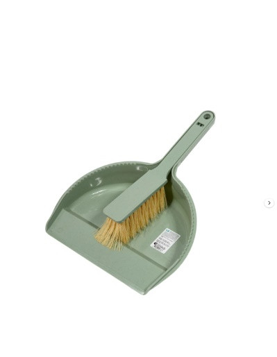 Комплект щётка-смётка"Greenland" с совком (зеленый флэк)