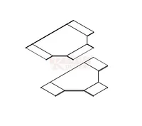 КРЫШКА СЕКЦИИ T-ОБРАЗНОЙ УСИЛЕННОЙ ЛОТКА ЛЕСТНИЧНОГО КСТСУ 15Х600Х2,0 ГЦ (201185)