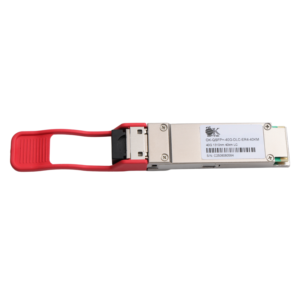QSFP+ модуль  OK-QSFP+-40G-DLC-ER4-40KM