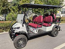 Гольфкар шестиместный GreenCamel Сонора A42L Lux Lifted (4+2 4000W) (Белый)