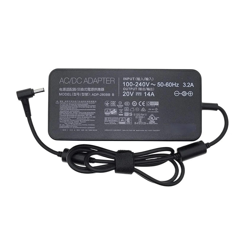 Блок питания 280W для ноутбука Asus 20V 14A 6.0x3.7mm ORIGINAL, фото 1