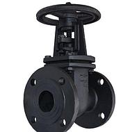 Задвижка чугунная клиновая параллельная фланцевая 30ч6бр Ру-10 Ду-400