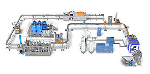 Линия розлива в бутылки ЛР-8-3000