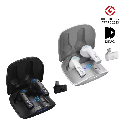 Asus ROG Cetra True Wireless Gaming Speednova White, фото 1