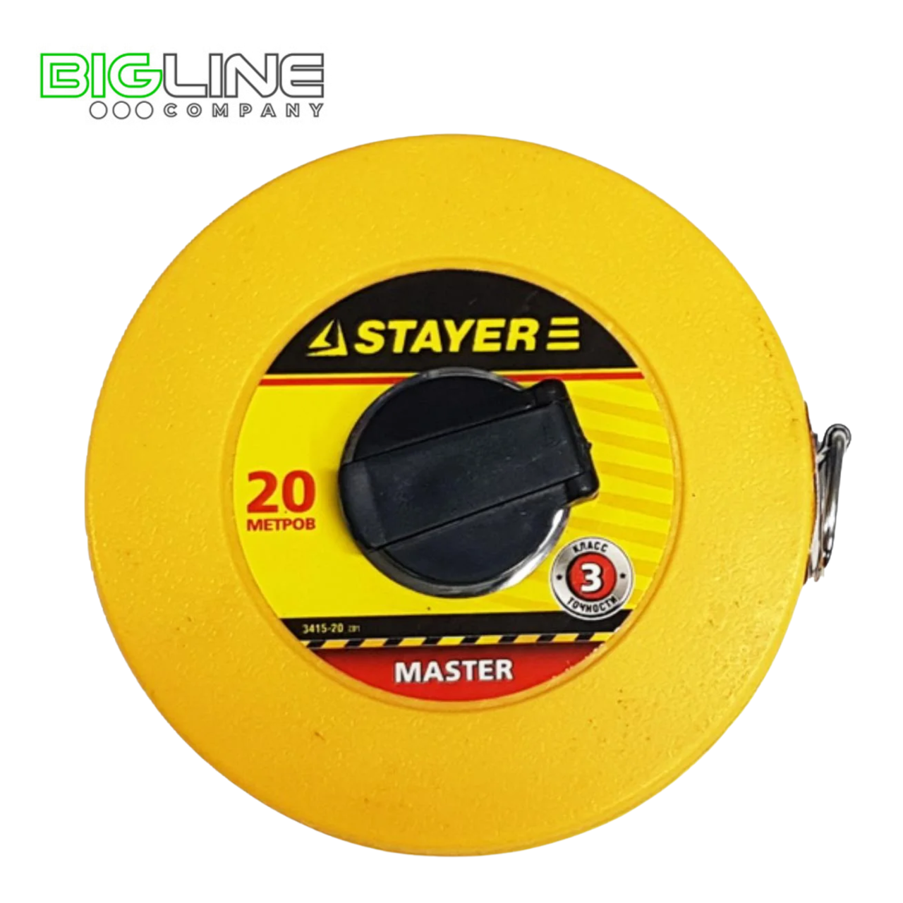 Мерная лента STAYER "MASTER" F-20, фиберглассовое двустороннее полотно, 20м - фото 1 - id-p81360964