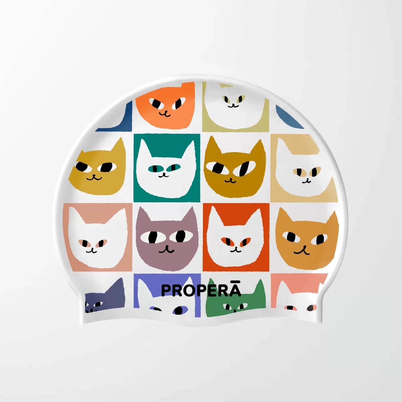 Шапочка PROPERA Flexifit Silk Effect Print I Cat portraits размер 54-60 см, фото 1