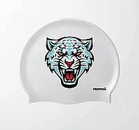 Шапочка PROPERA Flexifit Silk Effect Print I Snow leopard размер 54-60 см