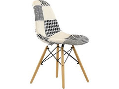 Стул Eames Patchwork черно-белый