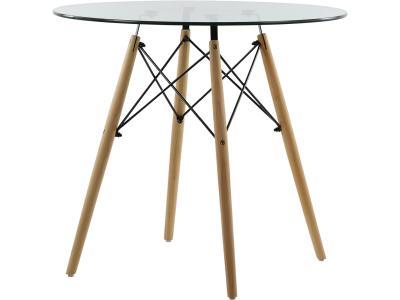 Стол EAMES DSW D80 стеклянный