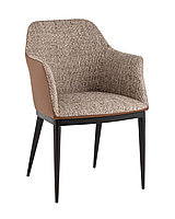 Стул-кресло Infanty combo коричневый с коричневой экокожей