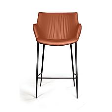 Стул полубарный Sofia, экокожа soft-touch, терракот, фото 2