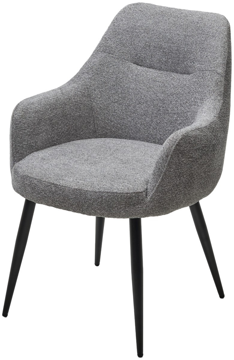 Комплект стульев Statmen серый, черный каркас, 2 шт