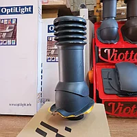 Вентиляционный выход HiVent PN Ø125 мм Монтерей Графитовый RAL 7016