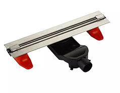 DL80Q Душевой трап с гидрозатвором 800мм, цвет сатин VIEIR (4/1шт)