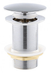 VER21A Донный клапан без перелива, цвет хром VIEIR (50/1шт)