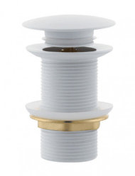 VER21AYF Донный клапан без перелива, цвет белый VIEIR (50/1шт)