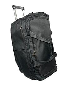 Дорожная сумка на колёсах "Cantlor", чуть больше среднего, 70 литров, диаметр колёс 8 см.