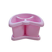 Подставка для столовых приборов E1137 (Цвет розовый)