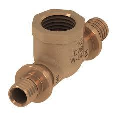 Тройник 90* с внутренней резьбой, 25 х 3/4" х 25, бронза, фото 1