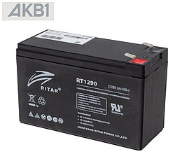 Аккумуляторная батарея Ritar RT1290 ( 12В 9 Ач | AGM | ДхШхВ, мм, 151*65*100 | Масса (± 3%), 2,55 кг )