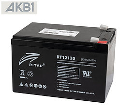 Аккумуляторная батарея Ritar RT12120 ( 12В 12 Ач | AGM | ДхШхВ, мм, 151*98*101 | Масса (± 3%), 3,4 кг )